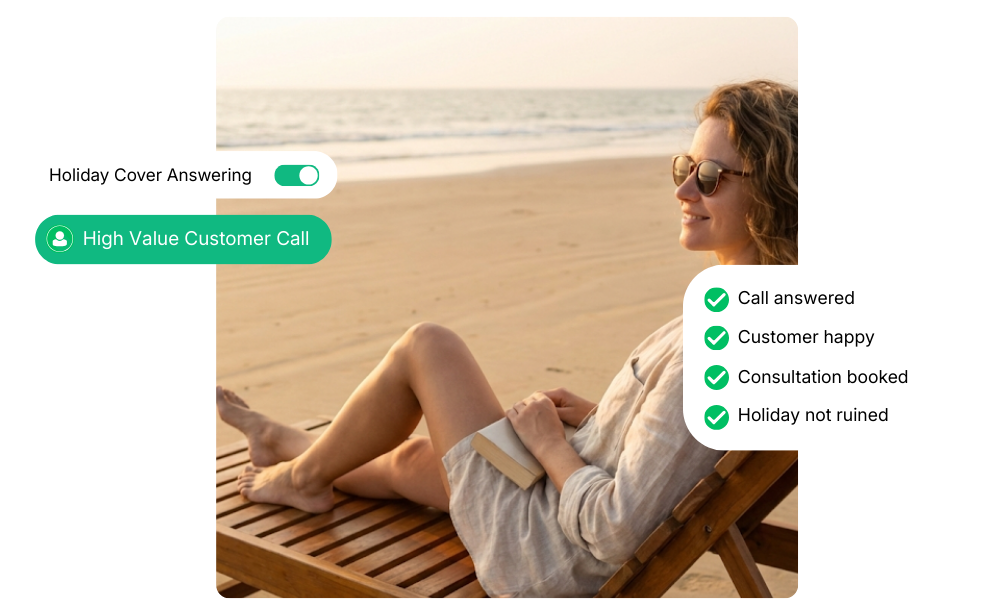 Holiday Cover AI Receptionist